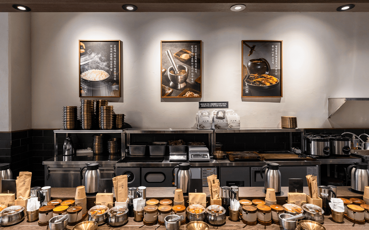 정백선순대 인테리어